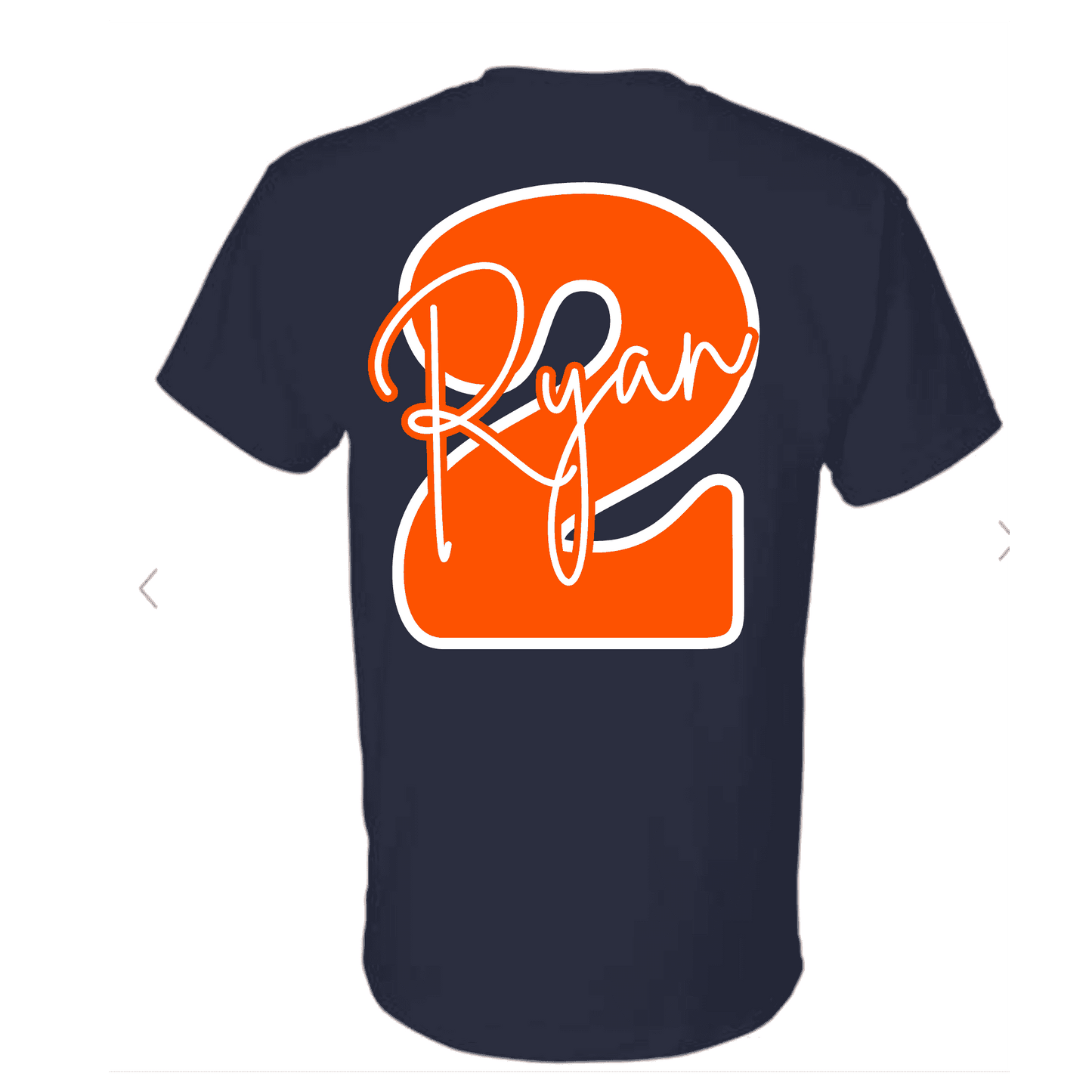 Navy My Heart Short Sleeve Tee