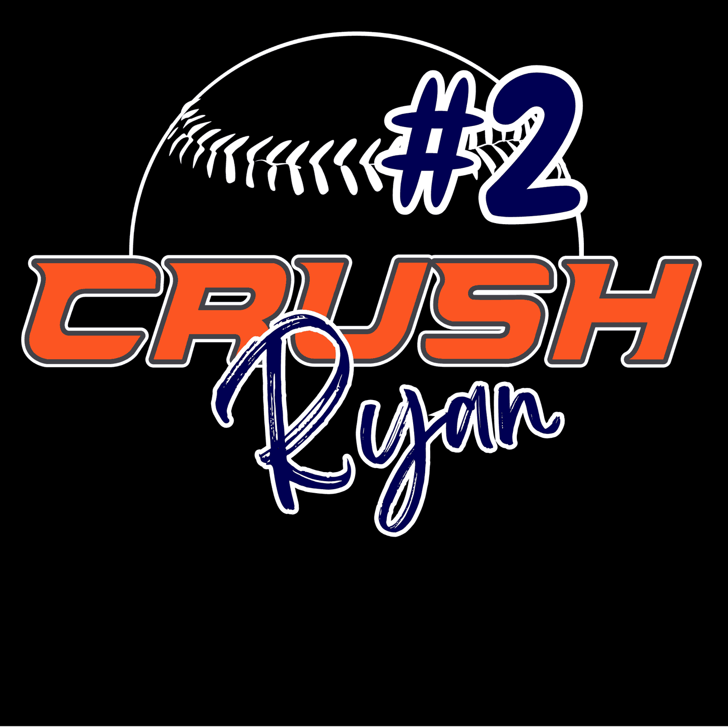 Orange Crush Window Decal