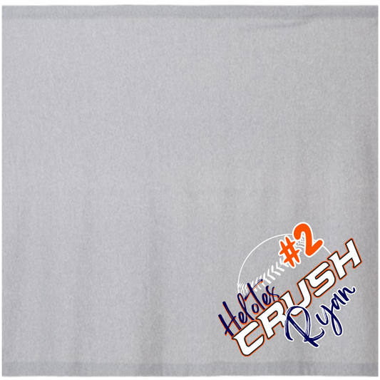 Stadium Fleece Grey Blanket